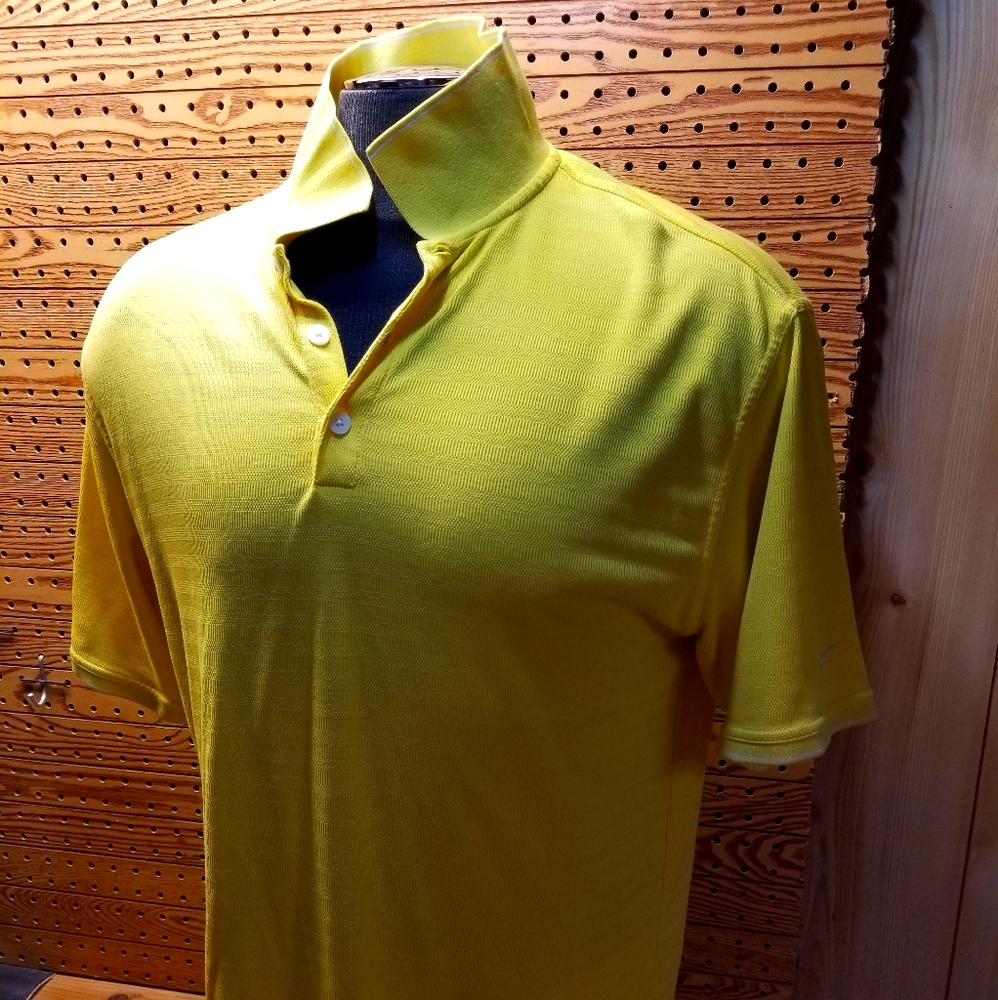Nike DRI-FIT Polo Large Yellow